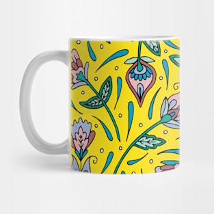 Botanical Yellow Palette Mug